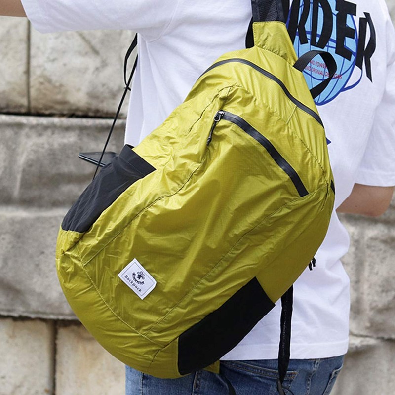 4Monster Foldable Backpack, Ultra Light Unisex Day Pack, Outdoor Waterproof