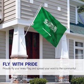 ANLEY Fly Breeze 3x5 Feet Saudi Arabia Flag - Vivid Color and Fade proof - Canvas Header and Double Stitched - Kingdom of Saudi Arabia Flags Polyester with Brass Grommets 3 X 5 FT
