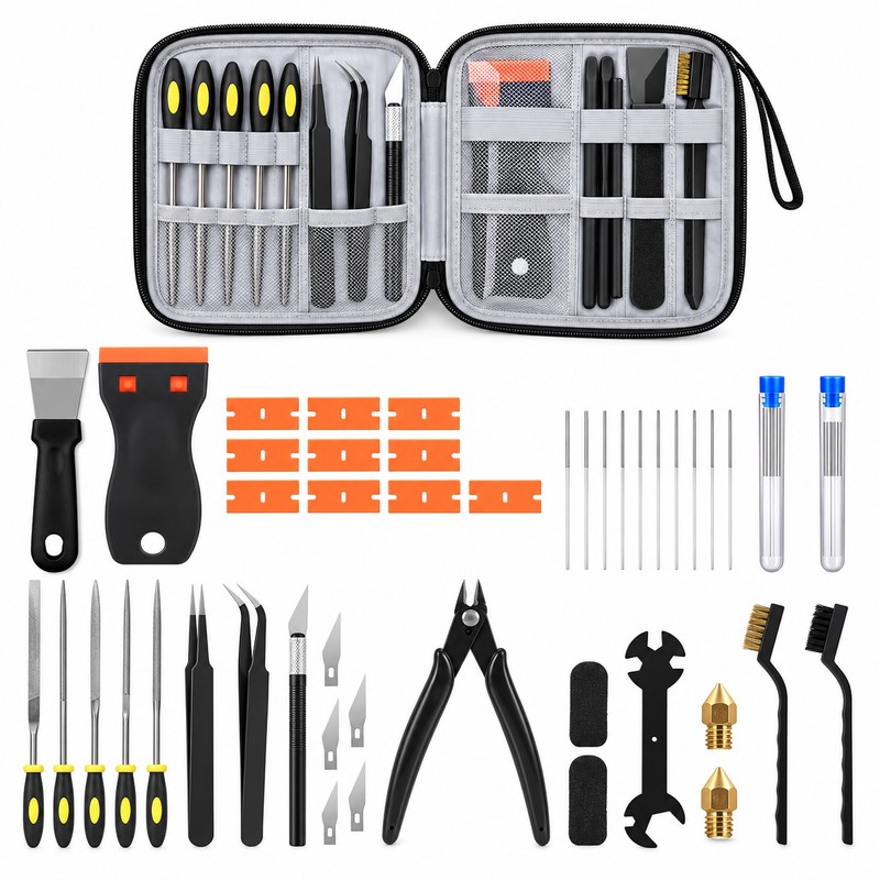 3D Printer Tool Kit for Print Cleanup and Maintenance –