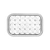 Grand General 77184 White Rectangular Pearl 24-LED Back-Up Sealed Light