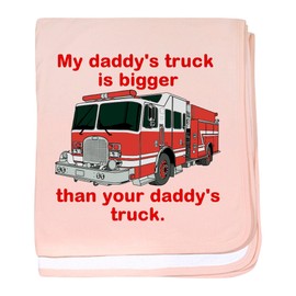 CafePress My Daddys Truck Baby Blanket, Super Soft Newborn Swaddle