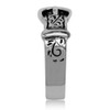 Silvershake 925 Sterling Silver Belt Buckle Ring Size 8