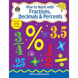 How to Work with Fractions, Decimals & Percents, Grades 4-6: Grades 4-6