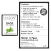 Lily & Loaf Basil Organic Essential Oil (Ocimum basilicum SSP