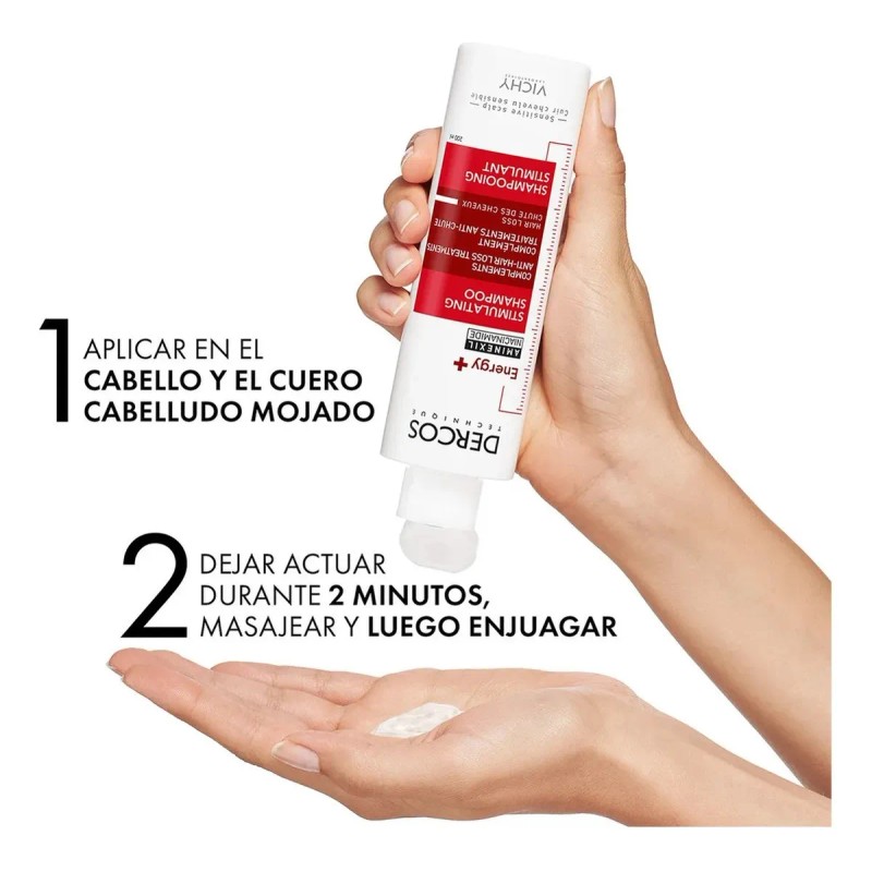 Shampoo Estimulante Vichy Dercos Anticada 200 Ml