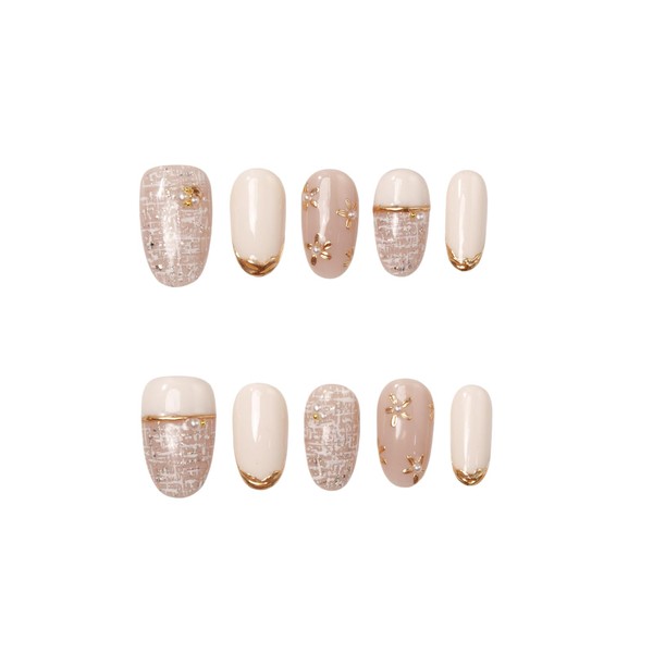 REIRA "Leila" Press On Nail, Hand Made Nail Tip [NO.93]