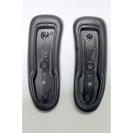 FOAMON Arm Pads Black Vinyl for Herman Miller Aeron Classic Pair