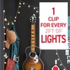 Command - Miniclips transparentes para luz, 45 clips, 54 tiras