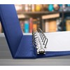 Better Office Products 7 Ring Executive Check Binder with Zipper