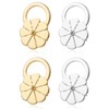 4 Pcs Earring Backs for Droopy Ears, Hypoallergince Earring Lifter