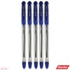 rorito 5 x 0.7mm Tip Fyro BLUE Ballpoint Pens Smudge