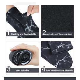 Summshall Neoprene Socks, Women and Men, 3 mm Neoprene Socks for Water Sports, Swimming, Kayaking, Neoprene Socks, Diving Socks