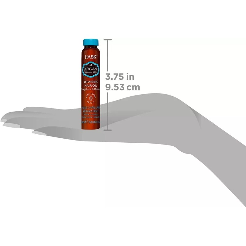 Hask Ampolleta Reparadora Con Aceite De Argan Hask 18 Ml