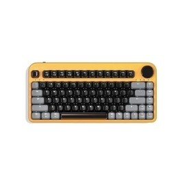 Azio IZO Wireless BT5/USB PC & Mac Mechanical Keyboard, Pre-Lubed Red Switches, Golden Iris (IK412)