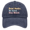 Book Lover - Gorra de béisbol para mujer, diseño de