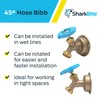 SharkBite 1/2 x 3/4 Inch MHT 45 Degree Hose Bibb,