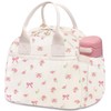 Carry bloom Lunch Box for Women, Insulated Lunch Bag Cute