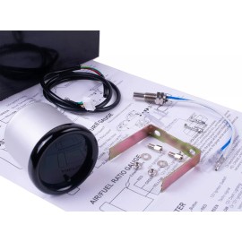 2" 52mm Water Temp Gauge Meter 100-300℉ 7 Color LED W/ 1/8 NPT Temp Sensor