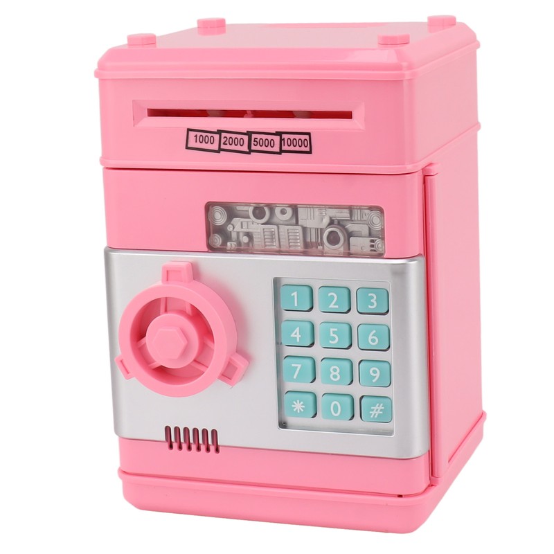2 Modes ATM Piggy Bank Digital Electronic Paper Money Coins