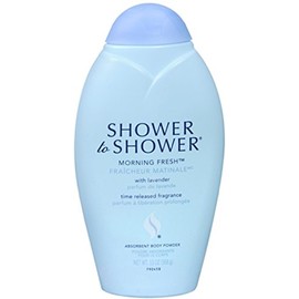 Shower To Shower Powder 13 Ounce Morning Fresh (Pack of 2)