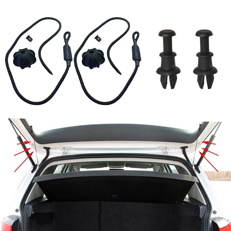 Car Boot Cover Retaining Strap, Rear Shelf Strap, Universal Rear