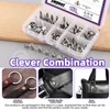 Swpeet 152 pieces M5 x 5 mm, 6 mm, 8