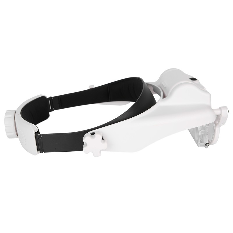 LED Helmet Magnifier Tattoo Beauty Adjustable Headband Magnifying Glass Head