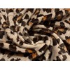 Double Sided Super Soft Cuddle Fleece Fabric Material Sand Leopard