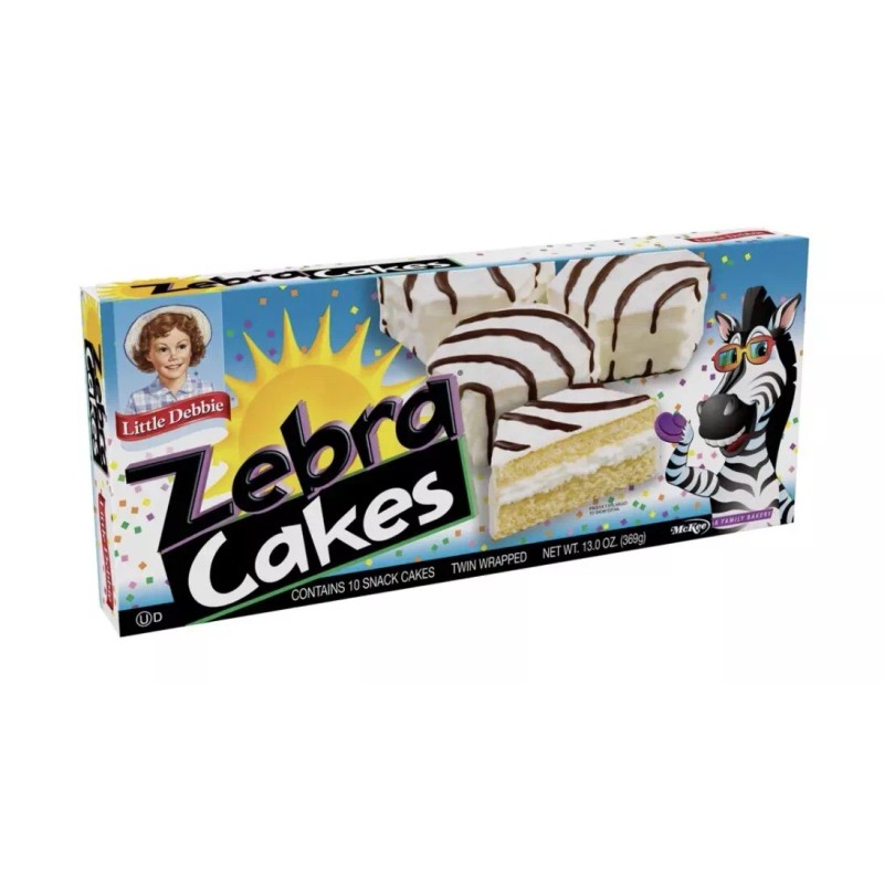 Little Debbie Zebra Cakes. 6 Boxes Each Containing (10) Twin-Packed