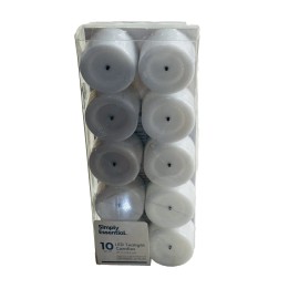 Bed Bath & Beyond Simply Essential 10 LED Tealight Candles, White
