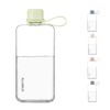 ALLKELR Portable Flat Water Bottle,BPA Free Reusable Tritan Plastic Travel