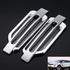 Maso Car Fender Vent Hood, Chrome Silver Car Bonnet Air