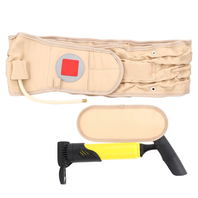 Back Decompression Waist Belt Lumbar Inflatable Traction Belt Air Waist
