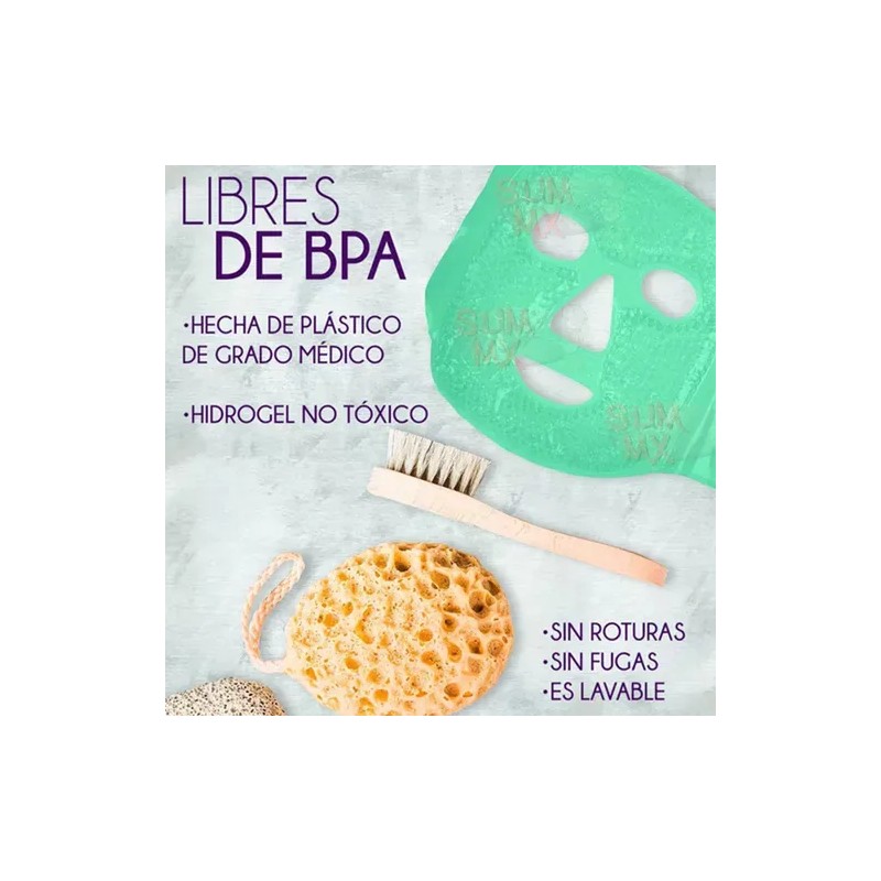 Mascarilla Facial De Hielo Hidrogel Relajante Frio/caliente
