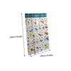 Ciieeo Cartoon Pattern Shower Curtain with Hooks Thickened Polyester Adorable