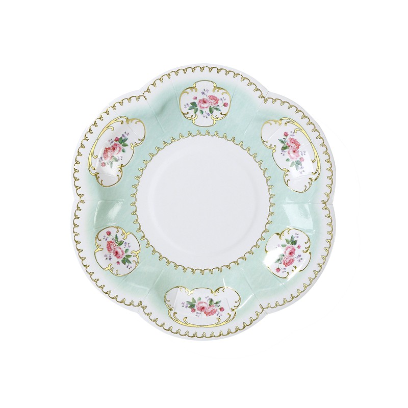 Talking Tables Truly Chintz - Banderines (3 m), platos extrapequeños,