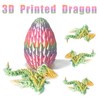 3D Printed Dragon Egg, Dragon Eggs with Dragon Inside, 3D