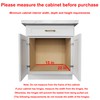 Sikarou Wood Pull Out Cabinet Organizer 14" W x 21"