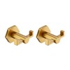 Miyili Bath Towel Hook Gold Stainless Steel Coat/Robe Clothes Hook
