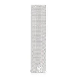 Sound Town Weather-Resistant Compact Aluminum Line Array Column Speaker with Wall Mount Bracket, 4 x 3 Woofers, 2 x 1.2 Dome Tweeters, White, for Church, Indoor & Outdoor Installation (CARPO-M42W)