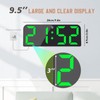 Koolertron Digital Wall Clock, Large Display, LED Clock with Remote