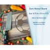 Classic Soccer Ball Pattern Walnut Board, 16.75x10 in: Ideal for