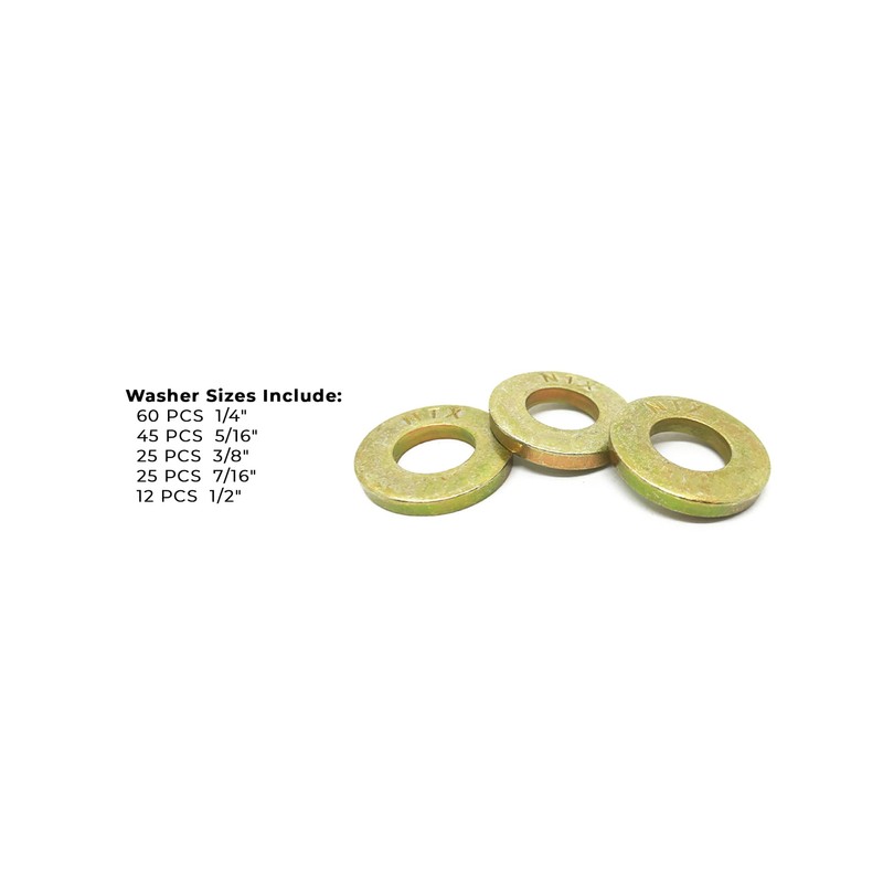 1/4" 5/16" 3/8" 7/16" 1/2" Grade 8 SAE Extra Thick