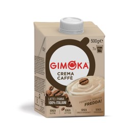 Gimoka CREMA FREDDA CAFFÈ - Brick da 500g - Senza lattosio senza glutine senza conservanti - a base di latte con caffè solubile delattosata, UHT a lunga conservazione
