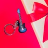 Pouoir guitar keychain for Men Mini Cute Bass Key Chain