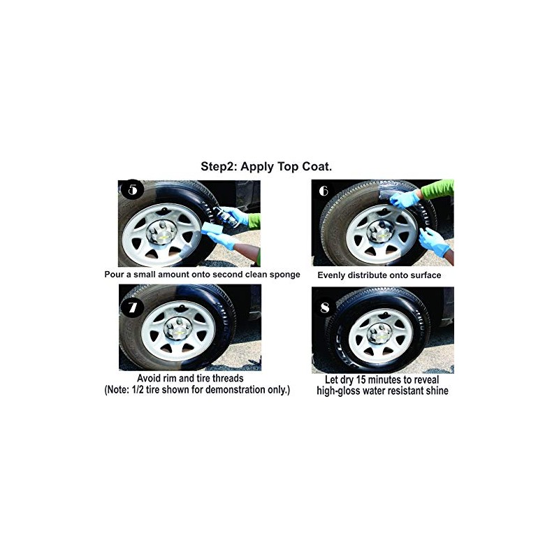 The Treatment 42000 Black Tire Shine System, 4 oz, 1