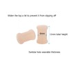 NewkeepsR Silicone 2G(6mm) Hider Flesh Skin Tone Double Flared Plug