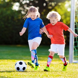 Ausletie Shin Guards Soccer Kids Girls Youth,Shin Pads Shin Guard Protection Kid Girl Toddler,Soccer Shin Guards for Kids 2-7 Years Old Girls Toddler,Soccer Equipment for Football Games