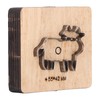 Cutting Die Cow Shape 55x42mm Leather Punching Mold Alloy Steel