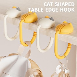 Pack of 2 Bag Holder for Table, Foldable Bag Hook, Portable Desk Hook, Bag Holder, Handbag Holder, for Desk, Office, Restaurant, Bar